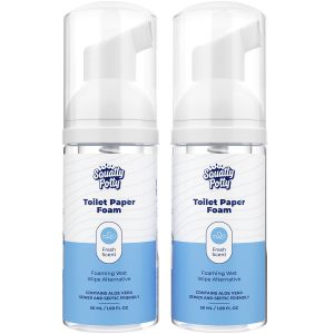 Toilet Paper Foam Instant Wet Wipe 2 Pack